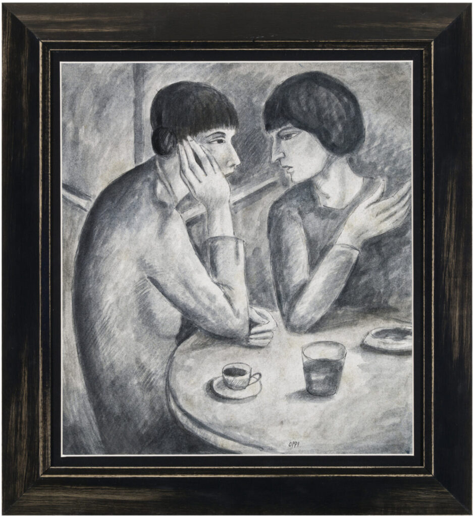 Opera Due donne al bar 1913