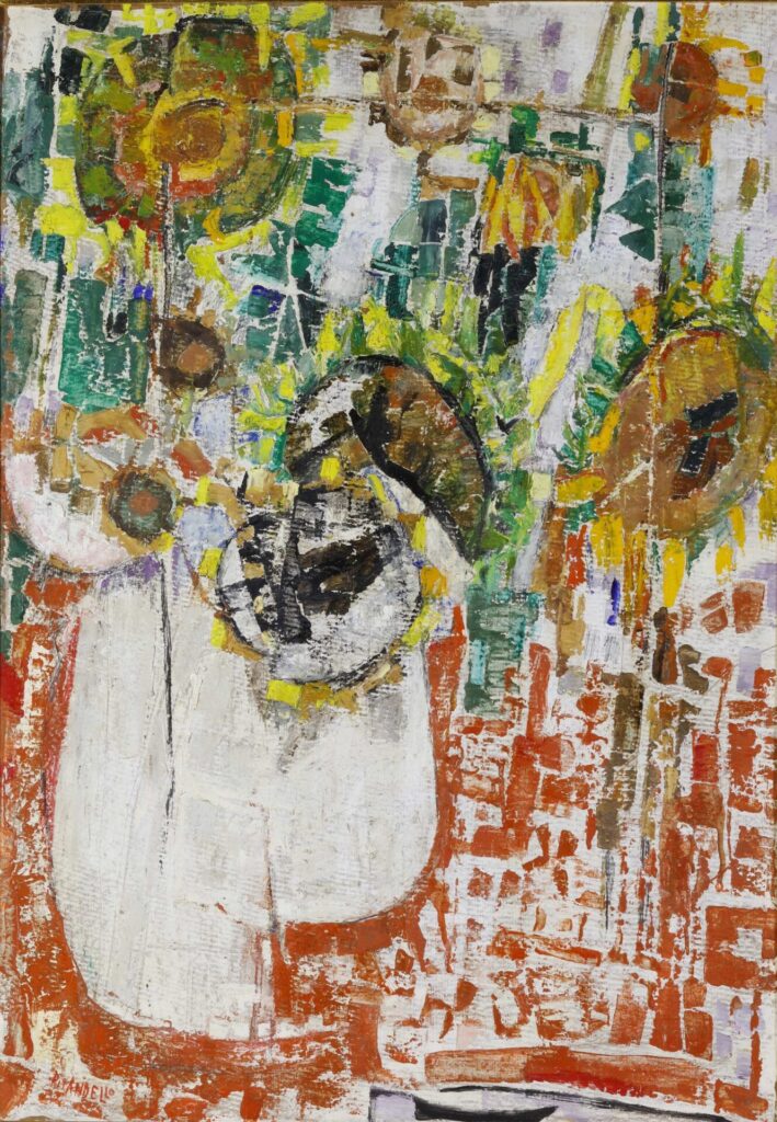 Opera Fiori e vaso bianco